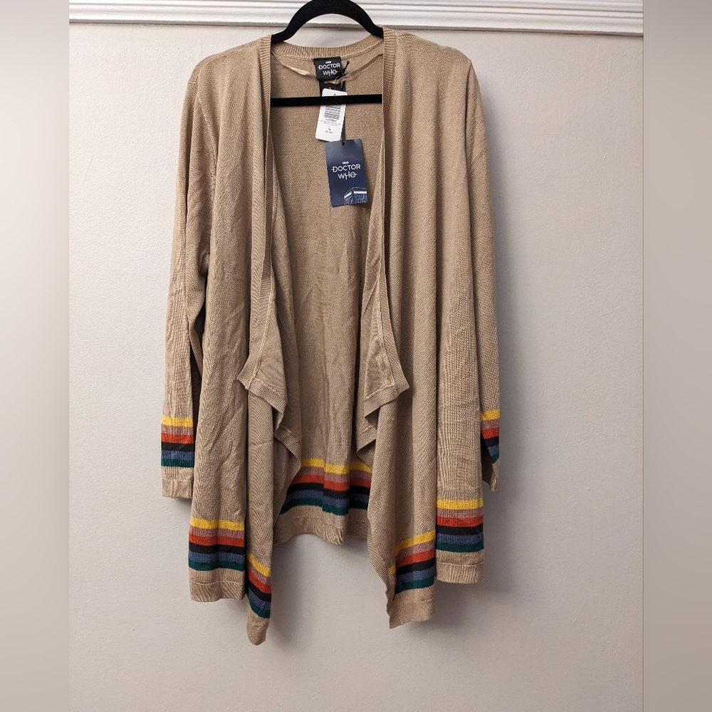 Torrid Doctor Who Cardigan Drape Front Sweater